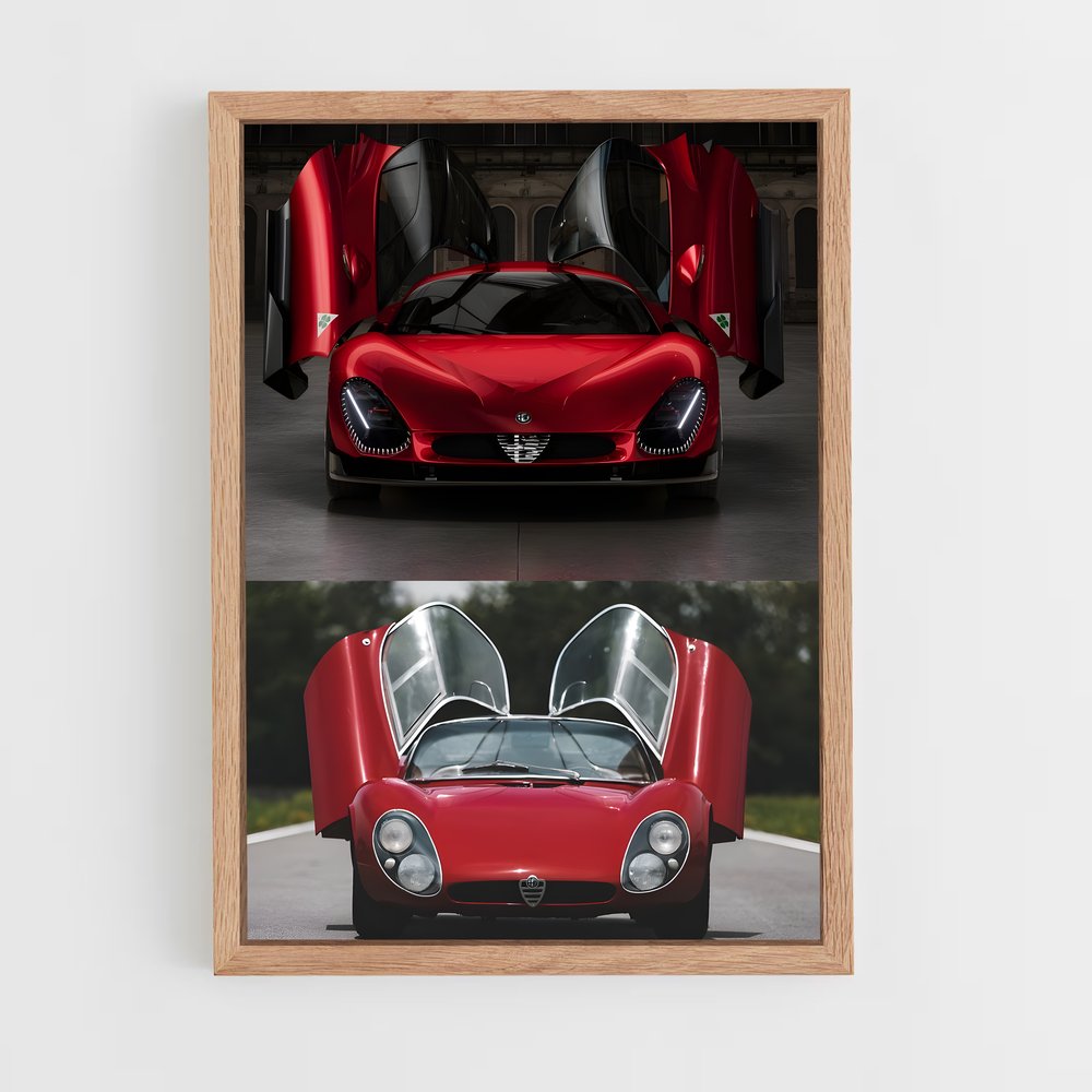 Poster stradale Rouge – affiche Alfa Romeo (vue 4)